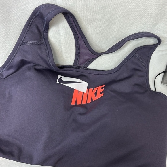 Nike swoosh classic style dri fit performance sports bra xl - Picture 11 of 12